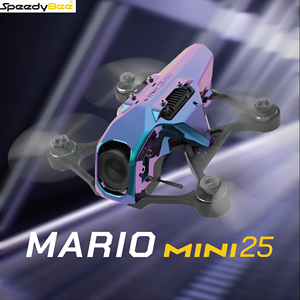 SpeedyBee <span class=keywords><strong>Mario</strong></span> Mini25, Quadcopter Cinewhoop de 2.5 Pulgadas, Dron FPV WTFPV Versión O4-F435 AIO 1303.5 6660KV ELRS 2.4G, Metálico - Product Image 2
