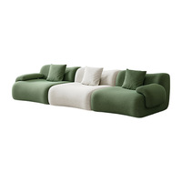 Conjunto de Sofás Modulares Rectangulares Coloridos y Modernos con Diseño Plegable, Cómodos y Comprimidos al Vacío para su Transporte
