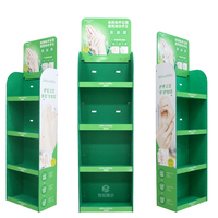 Magasin de détail personnalisé panneau de mousse Forex en plastique présentoir crochet de sol en PVC présentoir pour chaussettes