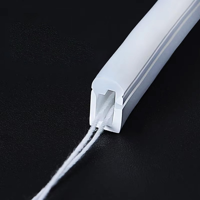 Flexible Silicone Curved Side Emitting Waterproof Flame Retardant Embedded White Profile Diffuser Silicon Tube for Led Strip