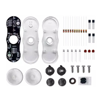 Kit de bricolage de gyroscope rotatif à LED, soudure SMD, rotation POV, diode colorée lumineuse, kit de gyroscope d'entraînement, kit de pratique de soudure