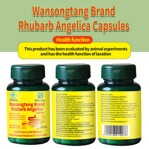 Gezondheidsvoedsel Wansongtang Merk Bereid Rabarber <span class=keywords><strong>Angelica</strong></span> <span class=keywords><strong>Capsules</strong></span> Gezondheidszorg Kruidenplant Extract Voedingssupplementen Capsule - Product Image 5