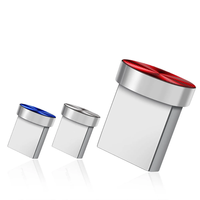 Flashdisk MINI USB Hadiah 1 2 4 8 Gb Tas PVC Kotak Custom Logo Laser USB2.0 USB Memory 8g 16g 32g 63g Pen Drive