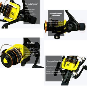 Équipement de pêche roue 2000 3000 4000 <span class=keywords><strong>5000</strong></span> 6000 7000 Super fort <span class=keywords><strong>carpe</strong></span> mangeoire de pêche bobine en métal filature <span class=keywords><strong>moulinet</strong></span> de pêche - Product Image 3