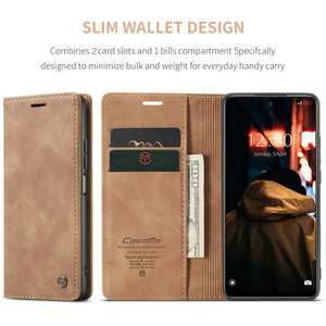 CaseMe-Funda de cuero con tapa para Xiaomi <span class=keywords><strong>POCO</strong></span> X4 Pro 5G, carcasa trasera Ultra delgada de TPU negro mate para <span class=keywords><strong>POCO</strong></span> M4 Pro 4G - Product Image 4