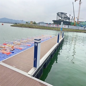 Nhôm Marina Dock thuyền nổi Dock mô-đun bể màu đen phao - Product Image 5