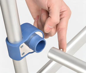 トイレシートベッドサイドコンモーム高齢者用軽量ポータブルアルミコンモードチェア浴室安全装置 - Product Image 6