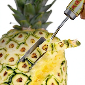Couteau à ananas Kubori en acier allié en forme de V pour retirer les yeux, destiné aux usines de transformation de fruits - Product Image 1