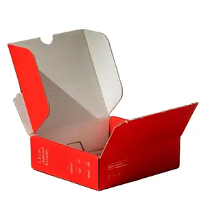 맞춤형 친환경 배송 상자 화장품 싱크 케어 의류 포장을위한 쉬운 오픈 지퍼 우편함
