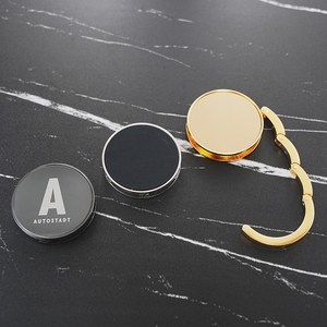 Vòng Hình Dạng Có Thể Gập Lại Kim Loại Túi Móc Áo Tùy Chỉnh Thiết Kế Ví Móc Trong Bạc Vàng Súng Kim Loại Màu Khắc Túi Xách Chủ - Product Image 2