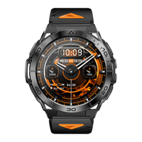 Smartwatch TKYUAN 2025 Militaire Durable avec Écran AMOLED, Batterie 600 mAh, Lampe Torche et Suivi Fitness pour le Sport
