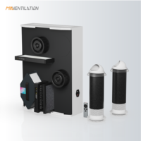 Systèmes HVAC MIA muraux HRV ERV pour chambre à coucher, VMC double flux, HRV pour pièce unique, Wifi, PM2.5, CO2, TVOC, élimination des bactéries