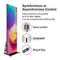 Papan Reklame Digital Signage Indoor Outdoor Layar LED untuk Proyek Penjualan Video Wall dan Poster Iklan