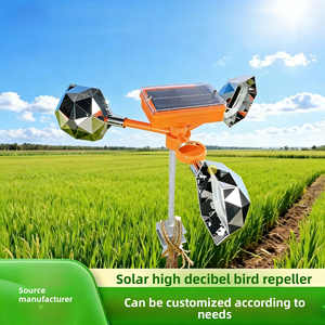 Répulsif Solaire Anti-Oiseaux N76-1 à Réflecteur Rotatif à 360 Degrés pour Verger, Étang à Poissons, Terres Agricoles et Entrepôt - Product Image 1