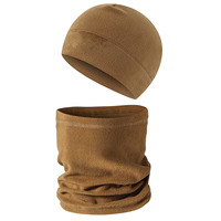 OHGC-026 Bonnet en polaire camouflage d'hiver Écharpe épaisse Cyclisme en plein air Protection contre le froid respirant Doublure de casque tactique Unisexe