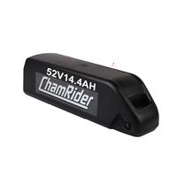 Batterie de vélo électrique pour porte-bagages arrière, longue portée, lithium, 48V 50A BMS 15Kwh 13s4p