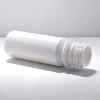 Bouteille en plastique blanche de 60 ml de qualité alimentaire UE avec bouchon inviolable, vente en gros, vide, portable, sans BPA, petite bouteille de sirop de 2 oz