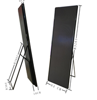 Outdoor P2 Pavimenti In Piedi di Smart Digital Video Pubblicità Schermo Led Poster Display a led cornice del display led poster display