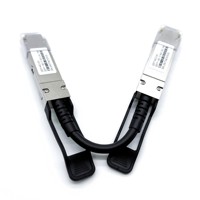 Kabel DAC: 40G QSFP + 1m Twinax tembaga pasif: Kabel pasang langsung untuk saklar & Server jaringan pusat Data