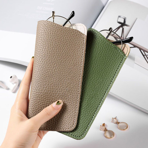 Estuches para Gafas <span class=keywords><strong>de</strong></span> Cuero PU con Estampado Personalizado, Estuche <span class=keywords><strong>de</strong></span> Almacenamiento <span class=keywords><strong>de</strong></span> Gafas para Mujer, Portátil, <span class=keywords><strong>de</strong></span> Cuero Genuino Suave <span class=keywords><strong>de</strong></span> Alta Gama - Product Image 1