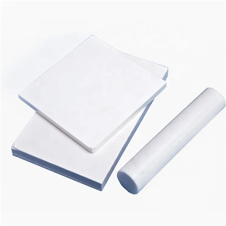 Glasvezel Gevuld Virgin Witte PTFE Plastic Vel/Staaf