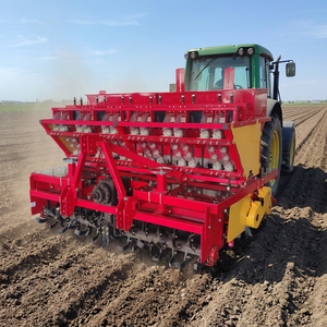 Sembradora de Ajo Autopropulsada Montada en Tractor, Máquina Sembradora de 5/12 Filas, Equipo de Plantación Automática - Product Image 1