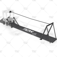 Chariot de poulie de câble de fabrication d'aventure équipement de zip line d'extérieur