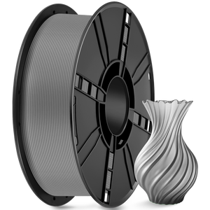 KELEIDI 3D-Drucker PLA+ Verbrauchsmaterial Grau Hochfestes FDM-Material 1,75mm Flach und Glatt Verdrahtbar 1kg Nettogewicht - Product Image 1