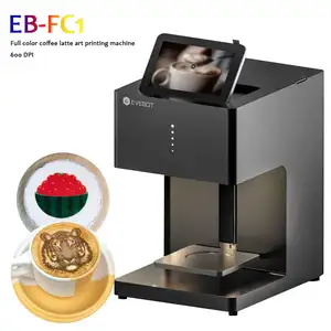 EB-FC1 Kuchen Drucker Lebensmittel Schokolade Druckmaschine Selfie Kaffee Drucker Essbarer Drucker Kaffee Schaum Druckmaschine