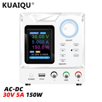 KUAIQU SPPS-D305S laboratoire alimentation cc 30V 5A 150W avec 3 groupes fonction mémoire OCP/OVP pour la réparation d'appareils électroniques