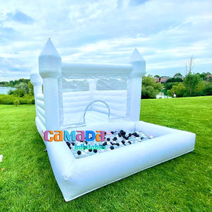Château gonflable Bounce House Pit White Bouncy Combo <span class=keywords><strong>avec</strong></span> Ocean Ball Pool pour une fête intérieure et extérieure - Product Image 6