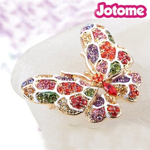 Broche de Mariposa con Cristales de Colores para Mujer, Joyería de Moda para Bodas y Compromisos, para Niños - Product Image 2