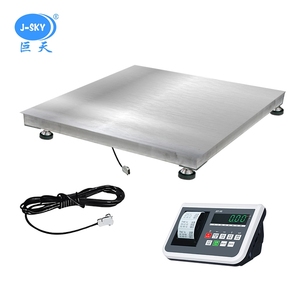 J-sky 견고한 전자 플랫폼 저울 200-600kg 산업용 및 농업용 LCD 디스플레이 디지털 플로어 스케일 - Product Image 3