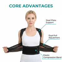 Orthèse dorsale ergonomique réglable sur mesure OEM pour corriger la posture et soulager les douleurs lombaires