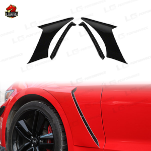 Buen <span class=keywords><strong>precio</strong></span>, nuevo estilo, fibra de carbono, guardabarros lateral para coche, embellecedor para <span class=keywords><strong>Mustang</strong></span> 15-23 GT Style - Product Image 2