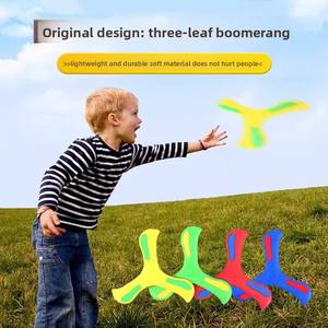 Disque volant en mousse EVA sûr, boomerang croisé à retour à 3 angles, couleur personnalisable, pour enfants et adultes, anti-stress, pour l'extérieur et la pelouse - Product Image 4