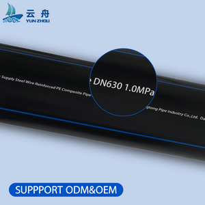 <span class=keywords><strong>Tube</strong></span> HDPE durable de 630mm PN1.0MPa tuyau PE haute pression connexion de fusion à chaud léger pour l'approvisionnement en eau SDR17 - Product Image 6