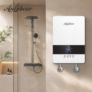 Calentador de Agua Eléctrico Instantáneo de Pared con Control por Microcomputadora, Pantalla LED, Temperatura Constante, 6000W, Carcasa de Plástico - Product Image 1