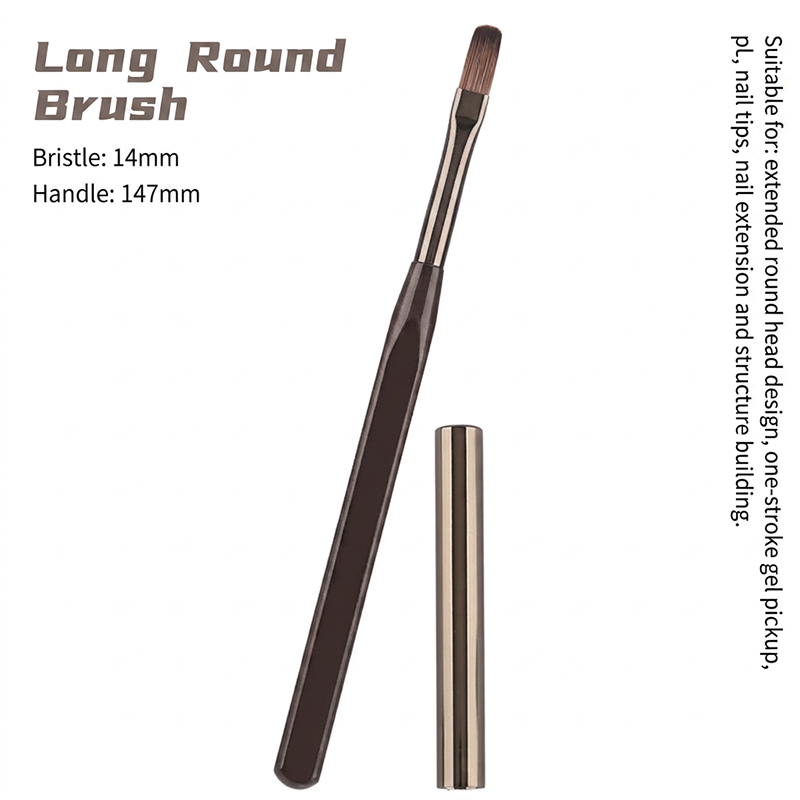 Brosse à ongles longue et ronde