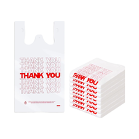 Sacs en plastique personnalisés imprimés « Merci » pour t-shirts, sacs de courses, sacs d'épicerie, supermarchés, emballages de détail et usines – Vente en gros