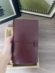 Mini Libreta <span class=keywords><strong>de</strong></span> <span class=keywords><strong>Viaje</strong></span> A6 <span class=keywords><strong>de</strong></span> Hojas Sueltas, en Cuero PU, Hecha a Mano, con 100 Hojas y Logotipo Personalizado - Regalo <span class=keywords><strong>de</strong></span> Oficina - Product Image 6
