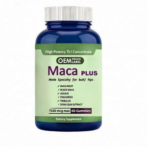 Gomitas Energéticas de Maca Peruana Natural, Suplemento Herbal, Gomitas para Apoyo a la Vitalidad - Product Image 1