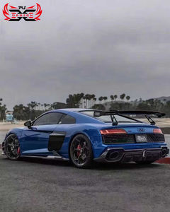 Jupes latérales en fibre de carbone sèche préimprégnée pour <span class=keywords><strong>Audi</strong></span> <span class=keywords><strong>R8</strong></span> 21-23, kit carrosserie avec lèvre basse intégrée - Product Image 2