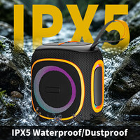 Altavoz Inalámbrico de 20 W, Altavoz Portátil con Bajos de Alta Calidad, Altavoz de Karaoke Potente, Altavoz Impermeable para Exteriores