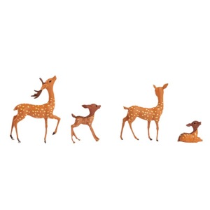 รูปปั้นกวางซิก้าจำลองเหมือนจริงจาก Dp Craft ของตกแต่งสวน ของประดับตกแต่งสัตว์ขนาดเล็กสำหรับตกแต่งภายในและภายนอกอาคาร - Product Image 3