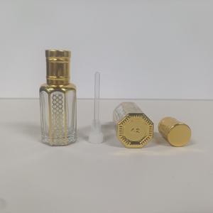 Bouteille en verre de 6ml 10ml 12ml en stock hottes remplaçables en or, hottes de style pagode, hottes avec tige en verre à glands, tige en plastique - Product Image 3