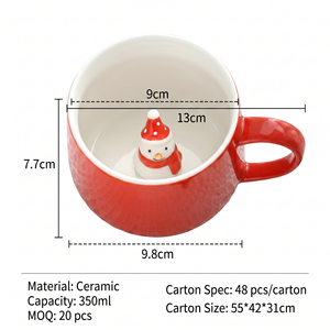 <span class=keywords><strong>Taza</strong></span> <span class=keywords><strong>de</strong></span> Cerámica Creativa para Regalo <span class=keywords><strong>de</strong></span> <span class=keywords><strong>Navidad</strong></span>, Diseño <span class=keywords><strong>de</strong></span> Dibujos Animados en 3D, <span class=keywords><strong>Taza</strong></span> <span class=keywords><strong>de</strong></span> Café y Leche <span class=keywords><strong>de</strong></span> Gran Capacidad, Figura <span class=keywords><strong>de</strong></span> Santa Claus en el Interior, para Regalos <span class=keywords><strong>de</strong></span> Fiestas - Product Image 2
