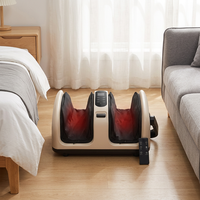 Masseur de pieds électrique professionnel portable avec chauffage Shiatsu et pression d'air pour spa des pieds