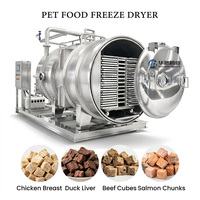 5m² / 50kg per batch / Vriesdroogmachine voor huisdierenvoer korrels / Vriesdroogmachine voor honden- en kattenbrokjes