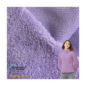 <span class=keywords><strong>Tela</strong></span> polar de Coral de <span class=keywords><strong>doble</strong></span> cara teñida de peso medio cálido y suave Popular para manta de bebé y ropa de dormir - Product Image 1